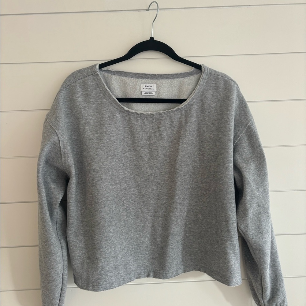 Aritzia Grey Crew Neck Sweater